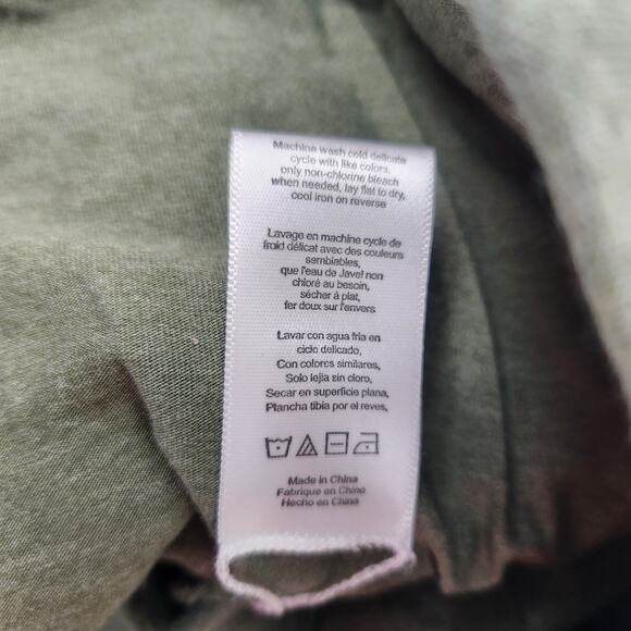 Lahgo Lunya Restore Double Faced Cardigan in Humble Green Size Large Men NWOT - Picture 9 of 10